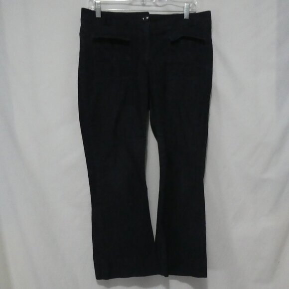 H&M | size 10 | Dark Blue Corduroy Pants | Straight Leg - Picture 1 of 16